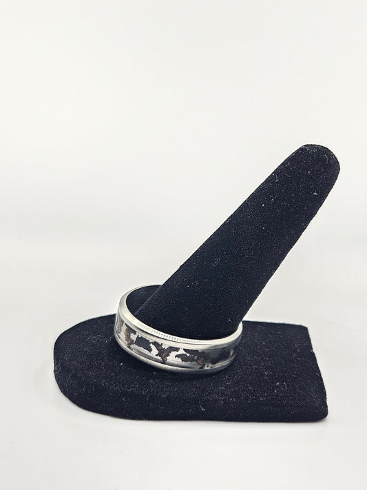 Meteorite Shavings in Resin