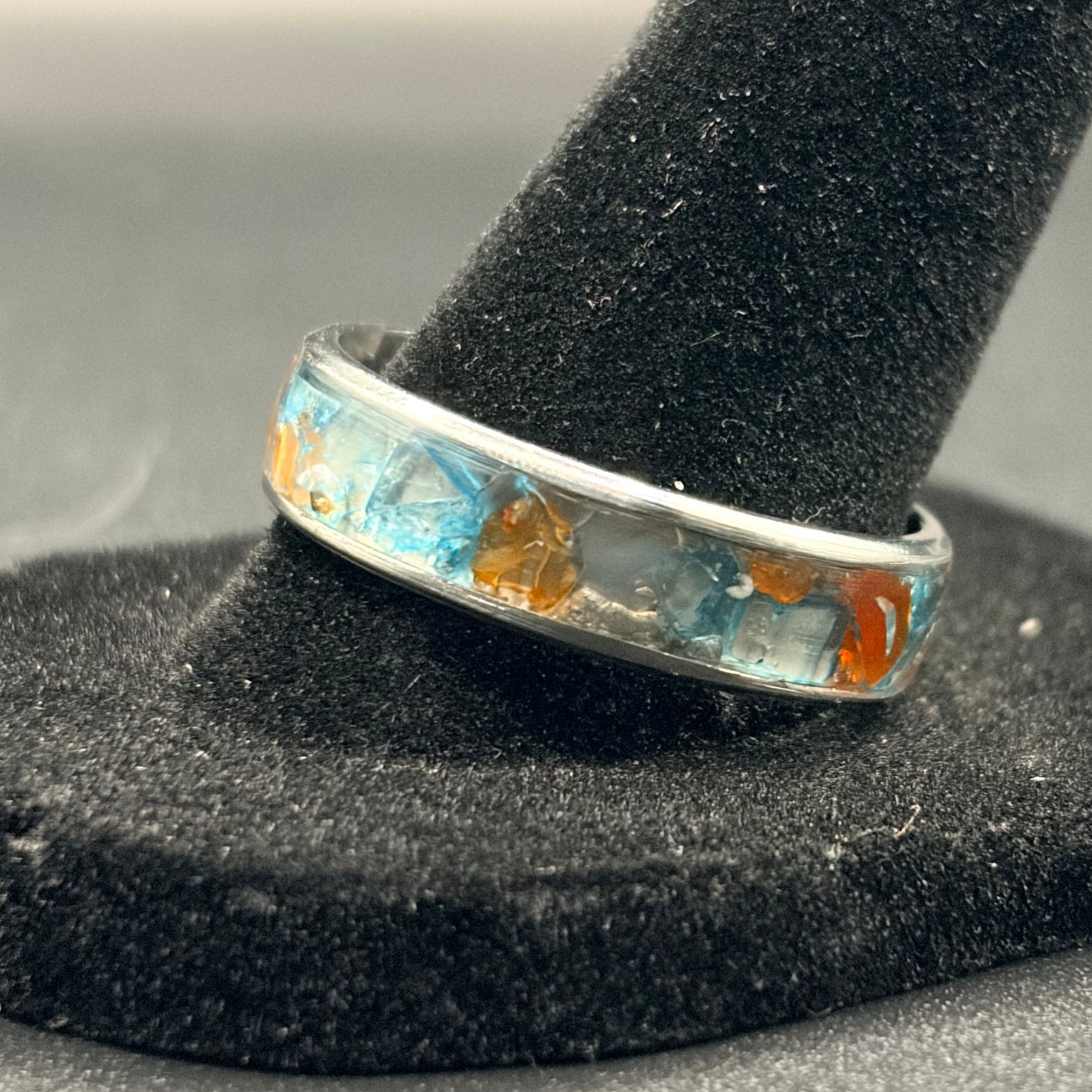 Carnelian and Blue Topaz