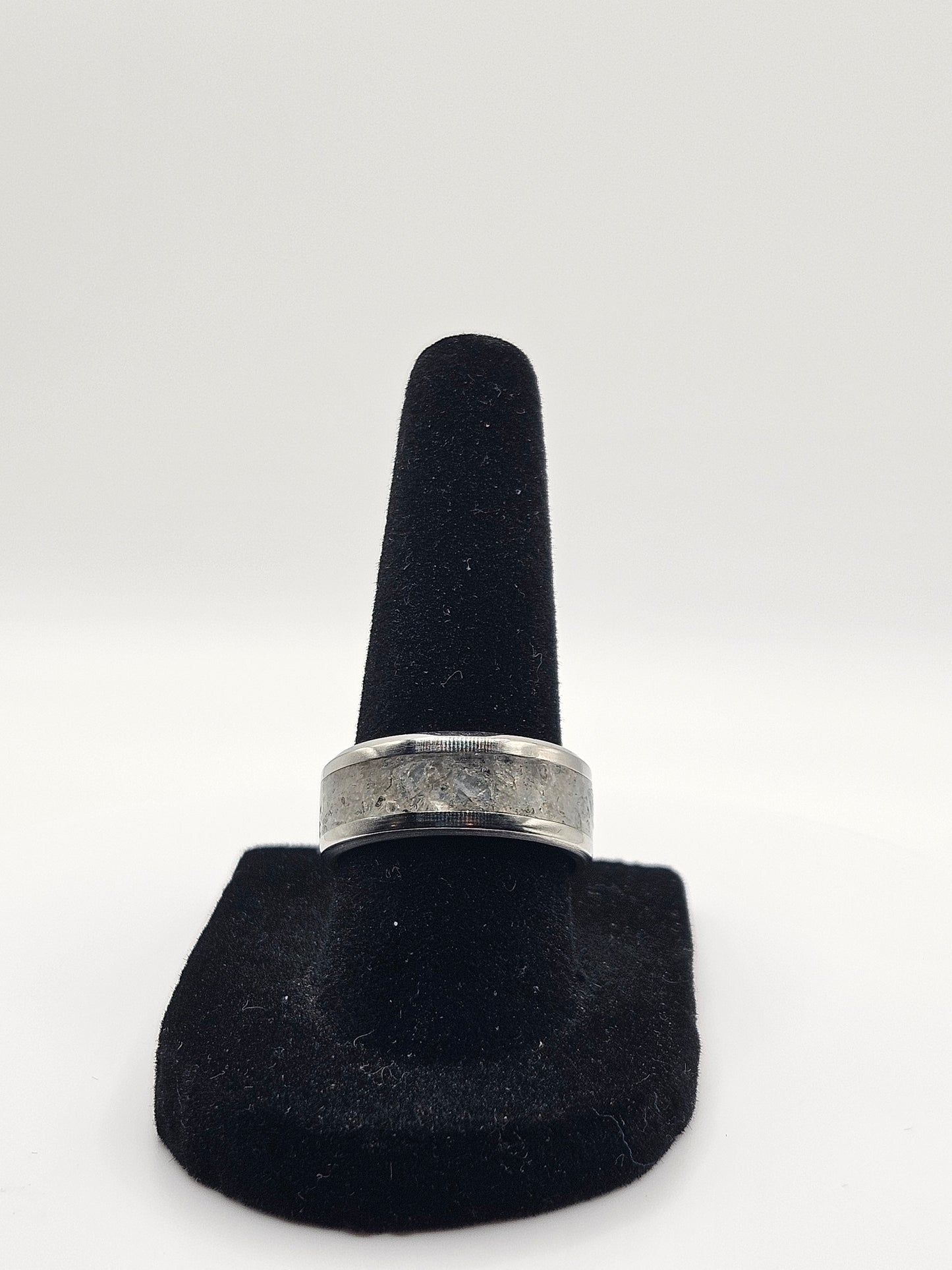 June's birthstone Moonstone Stainless Steel