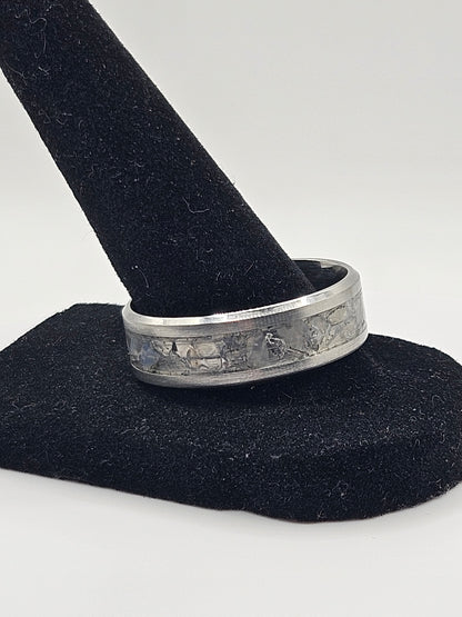 October's birthstone Opal Stainless Steel