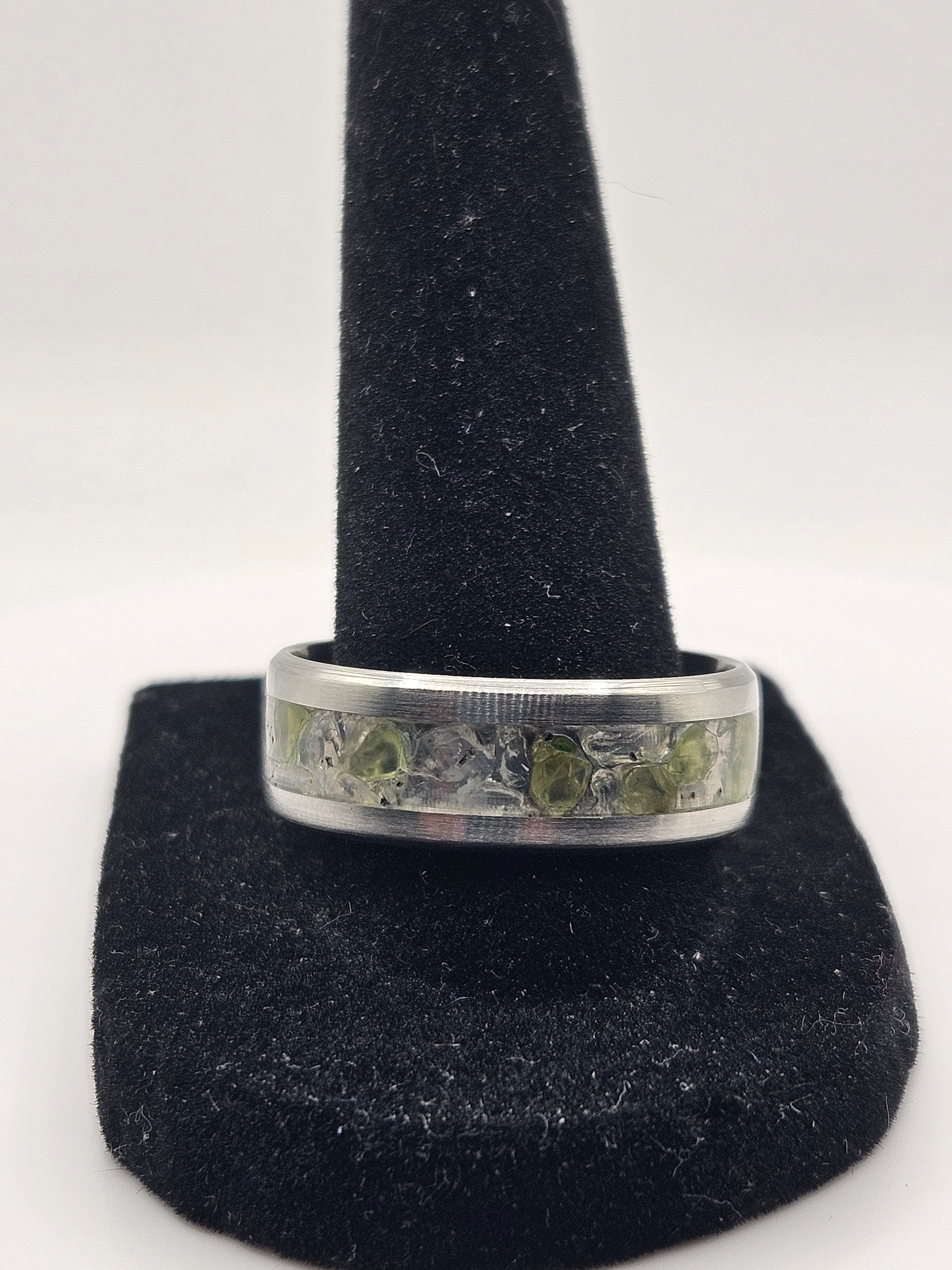 Peridot and White Opal