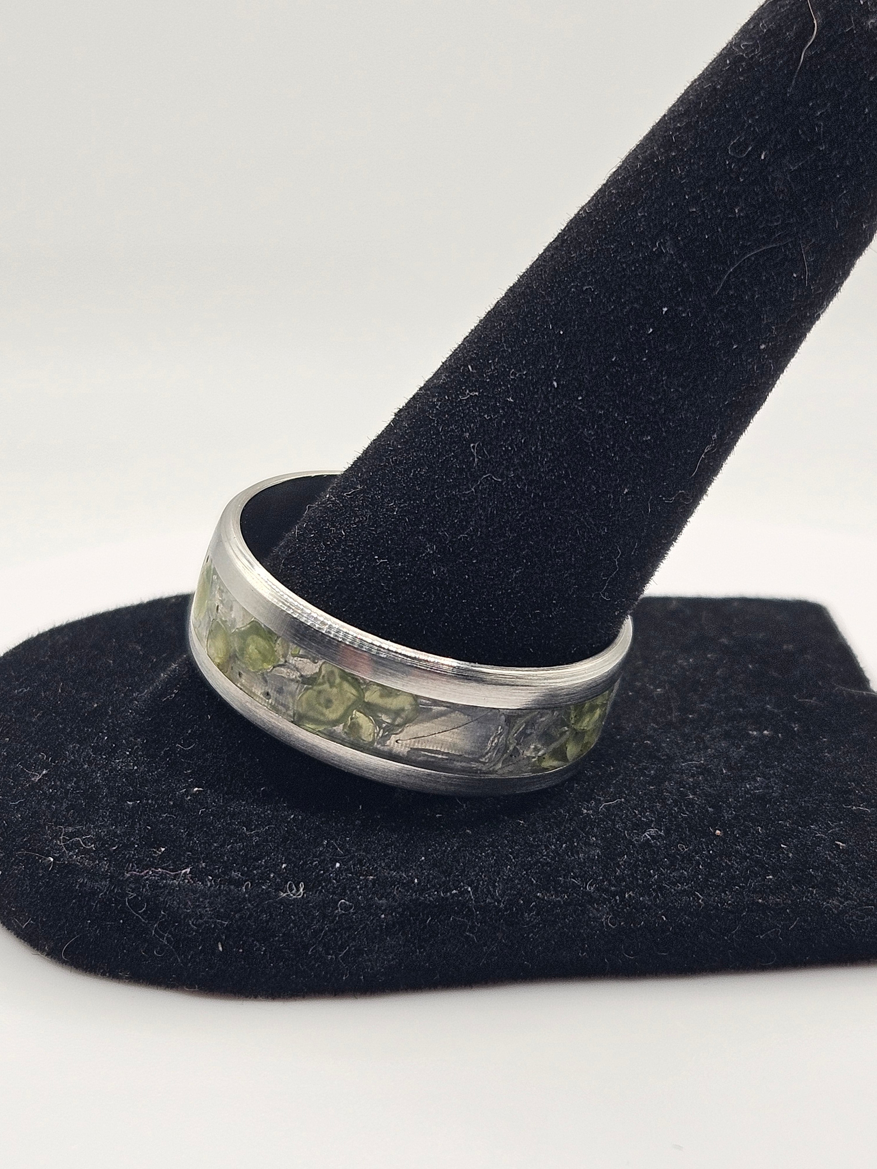 Peridot and White Opal