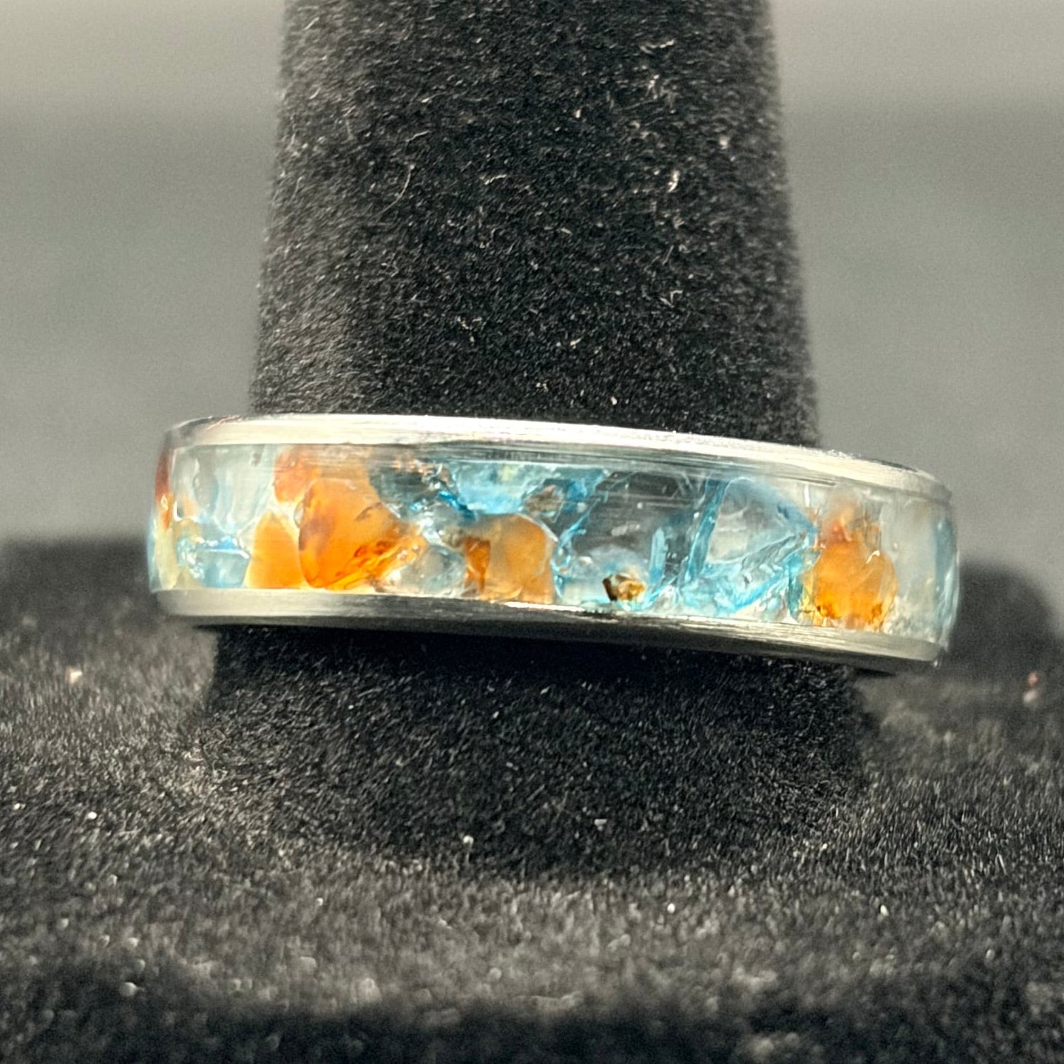 Carnelian and Blue Topaz