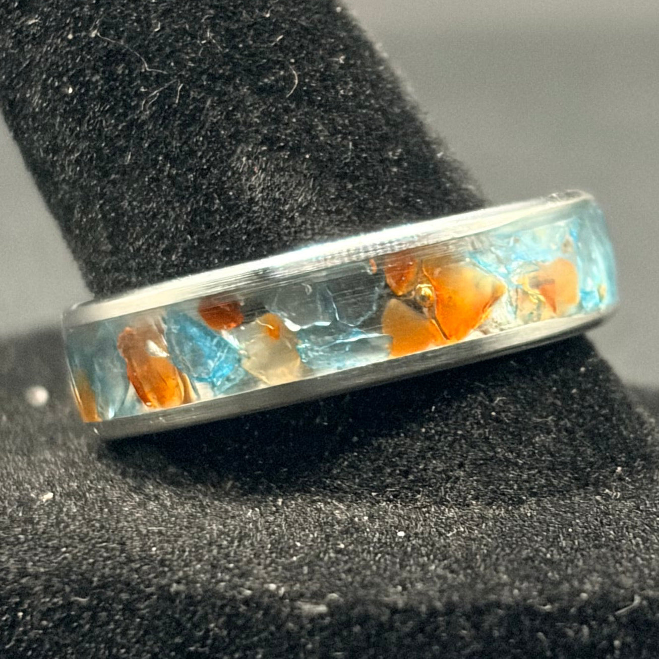 Carnelian and Blue Topaz