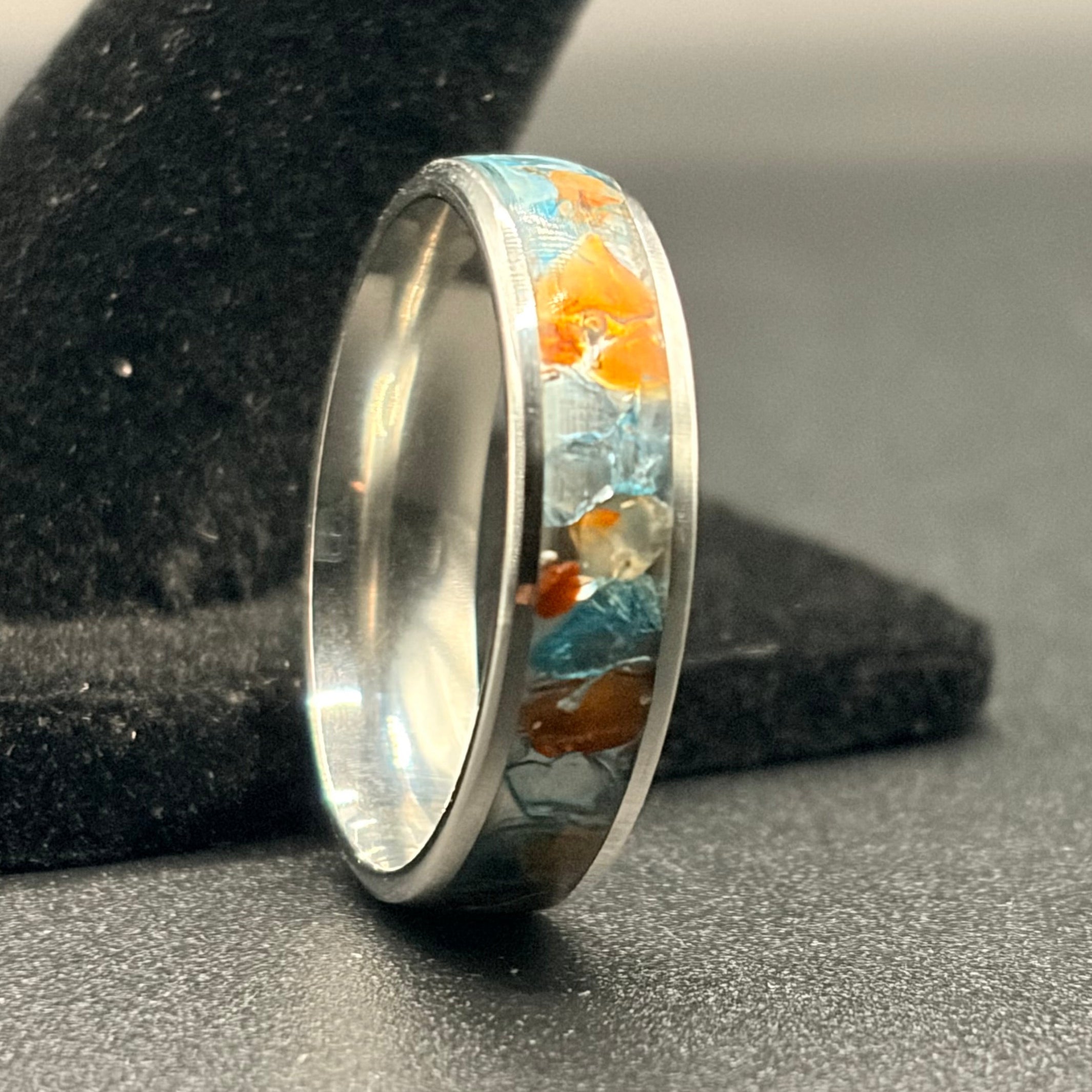 Carnelian and Blue Topaz