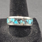 Turquoise and Hematite