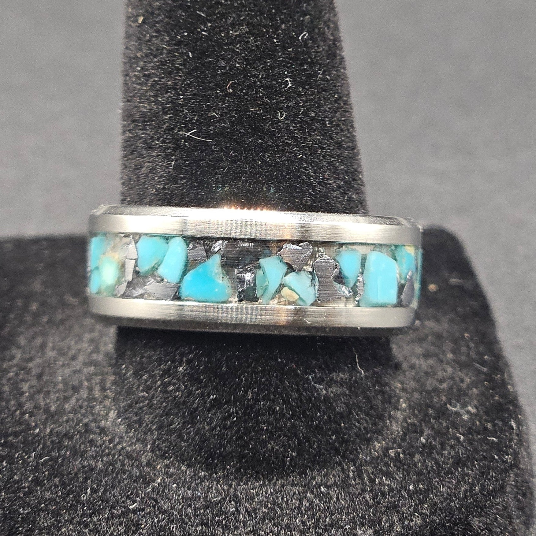 Turquoise and Hematite