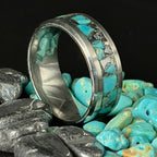 Turquoise and Hematite