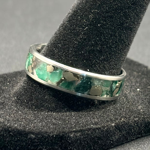 African Jade and Pyrite