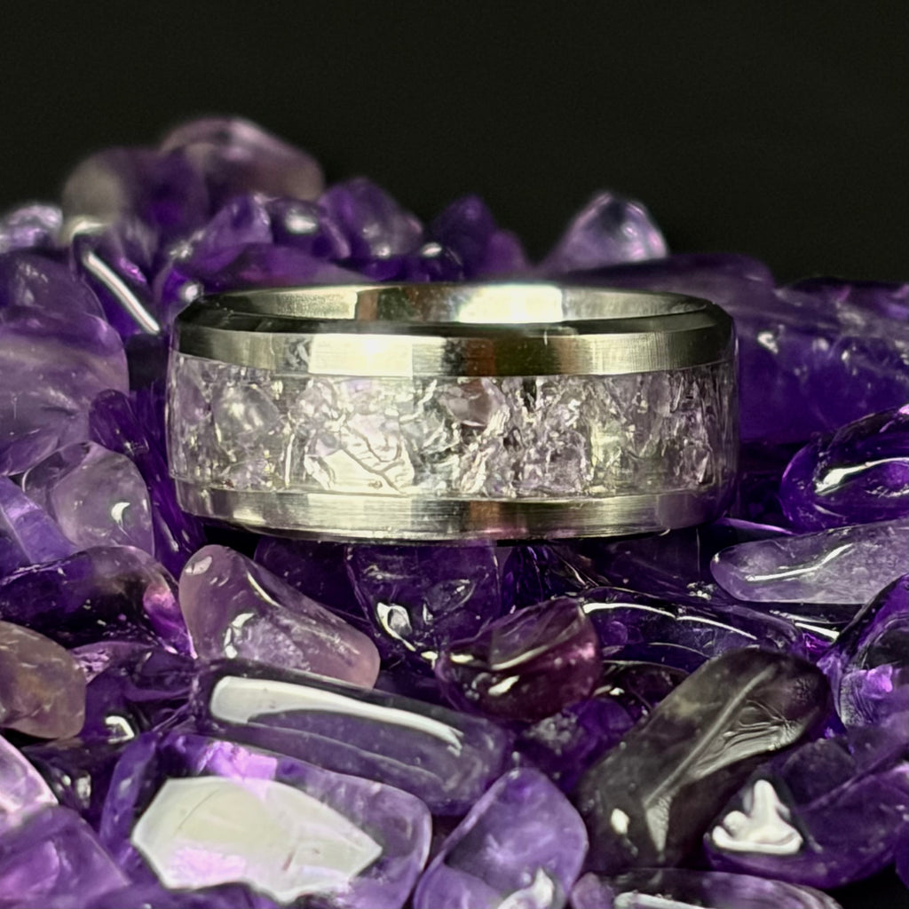 February's birthstone Amethyst