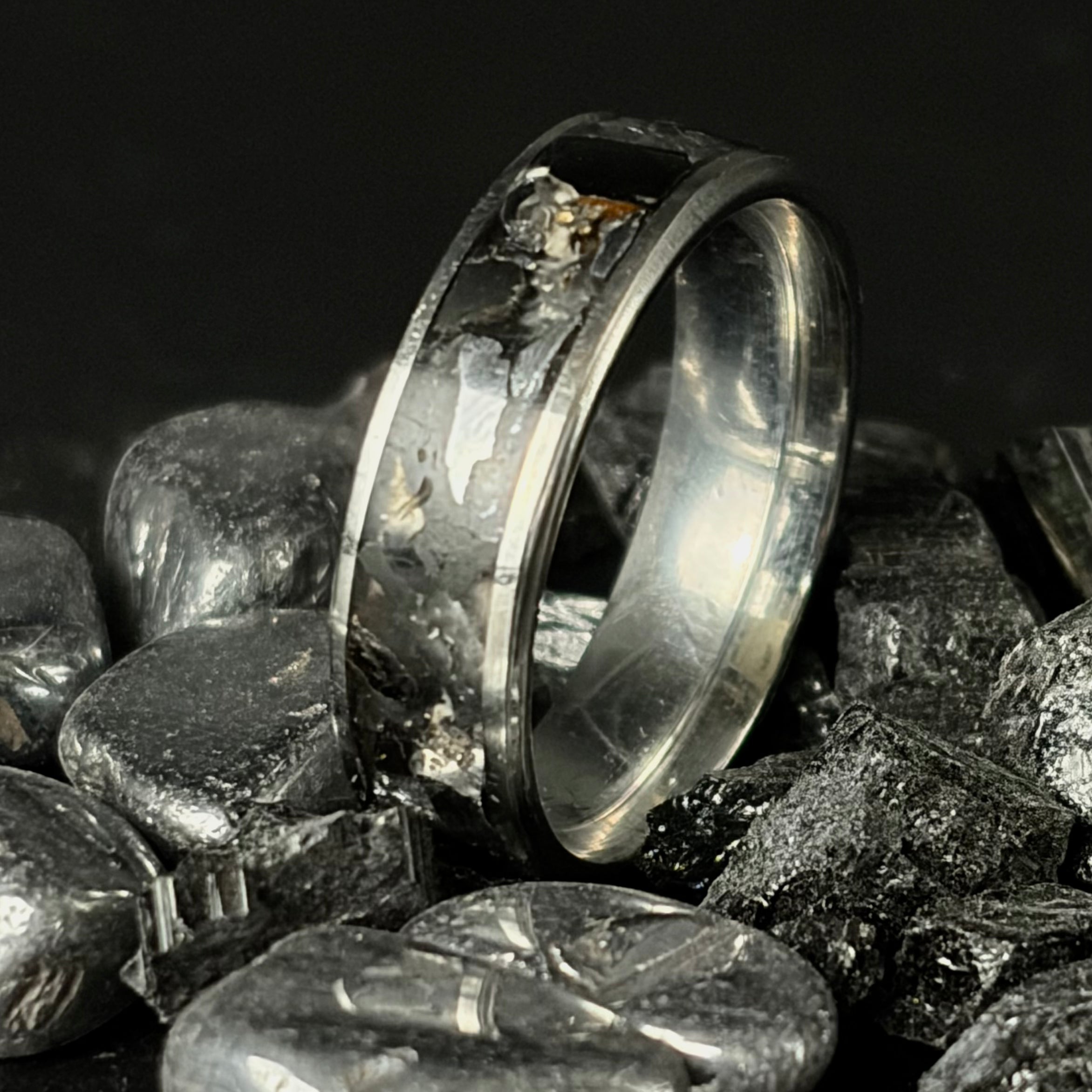 Hematite and Black Tourmaline