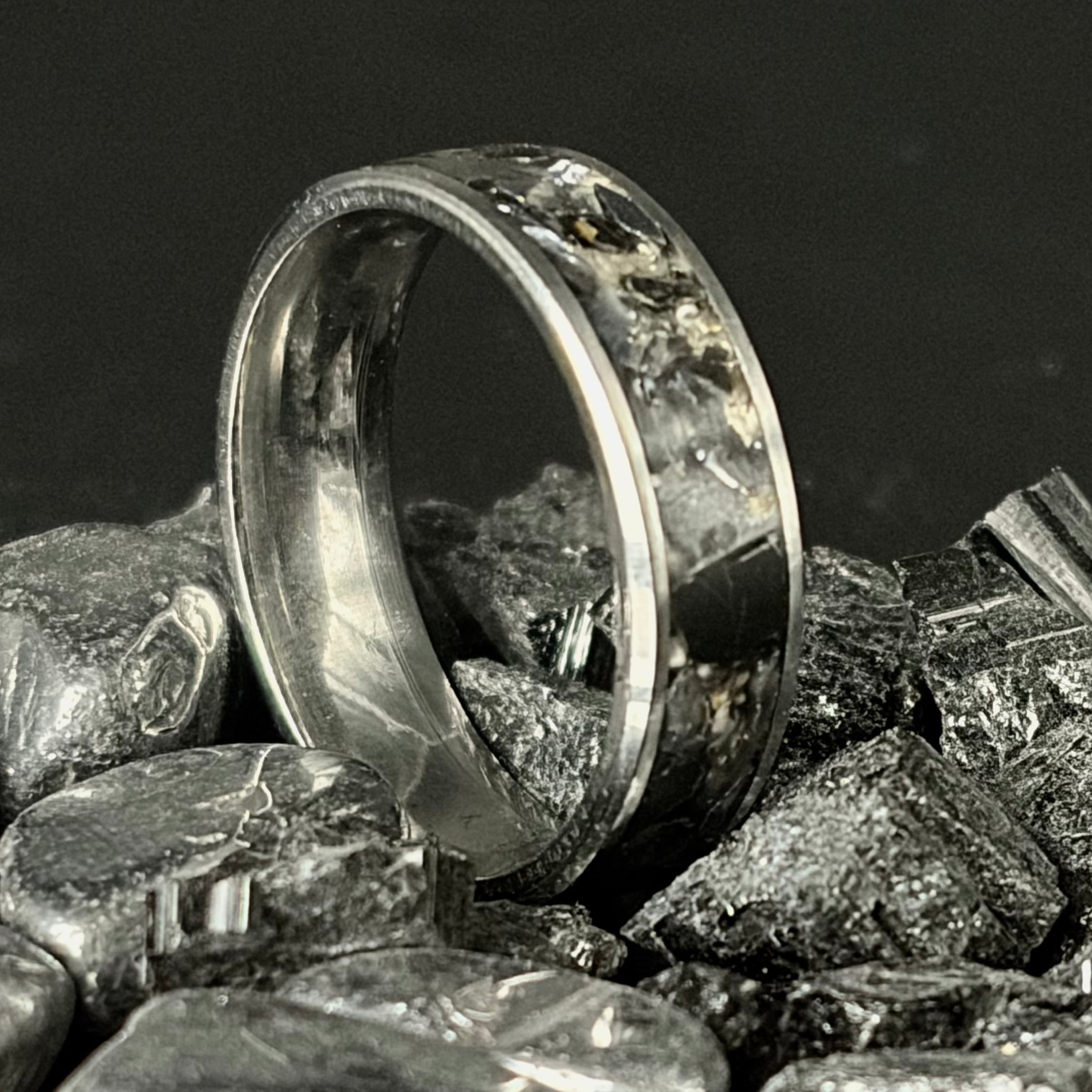 Hematite and Black Tourmaline