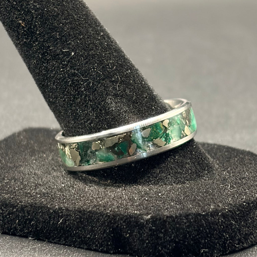 African Jade and Pyrite