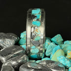 Turquoise and Hematite
