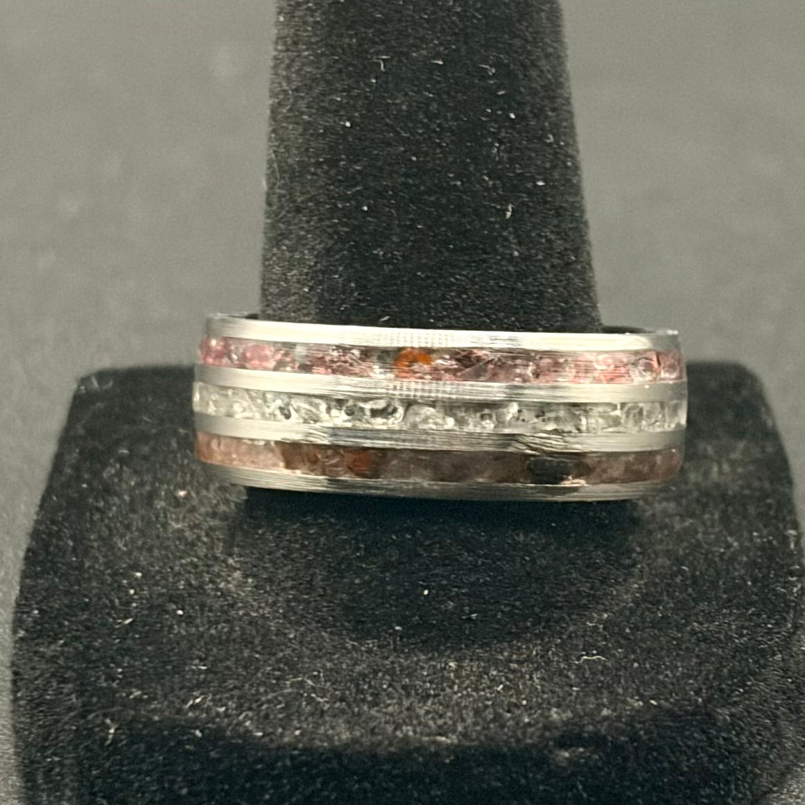 Custom 3 stone inlay