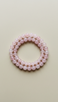 Rose Quartz Beaded Bracelet